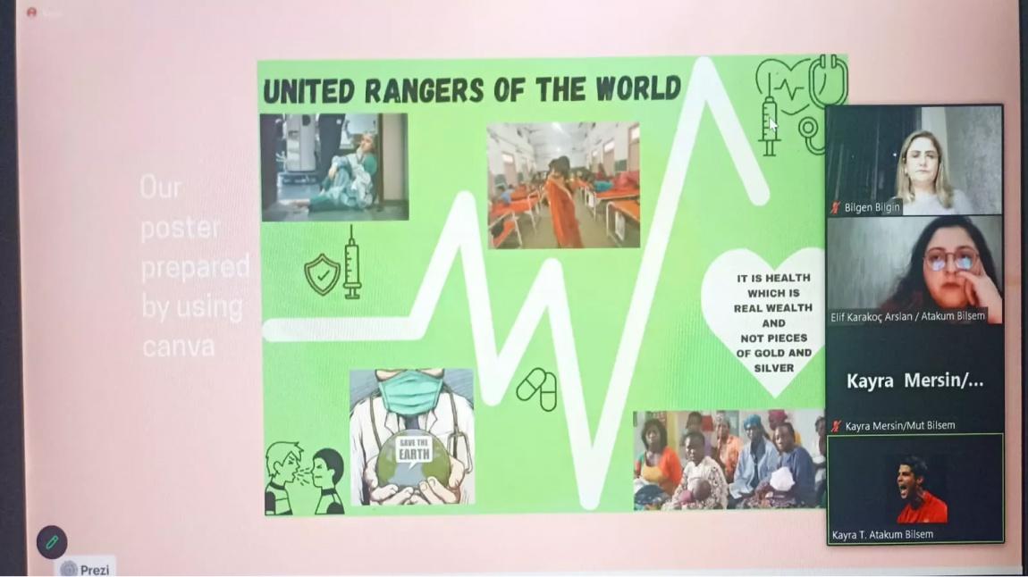 United Rangers of the World / Good Health and Well-being Öğrenci Sunumları Toplantımız...