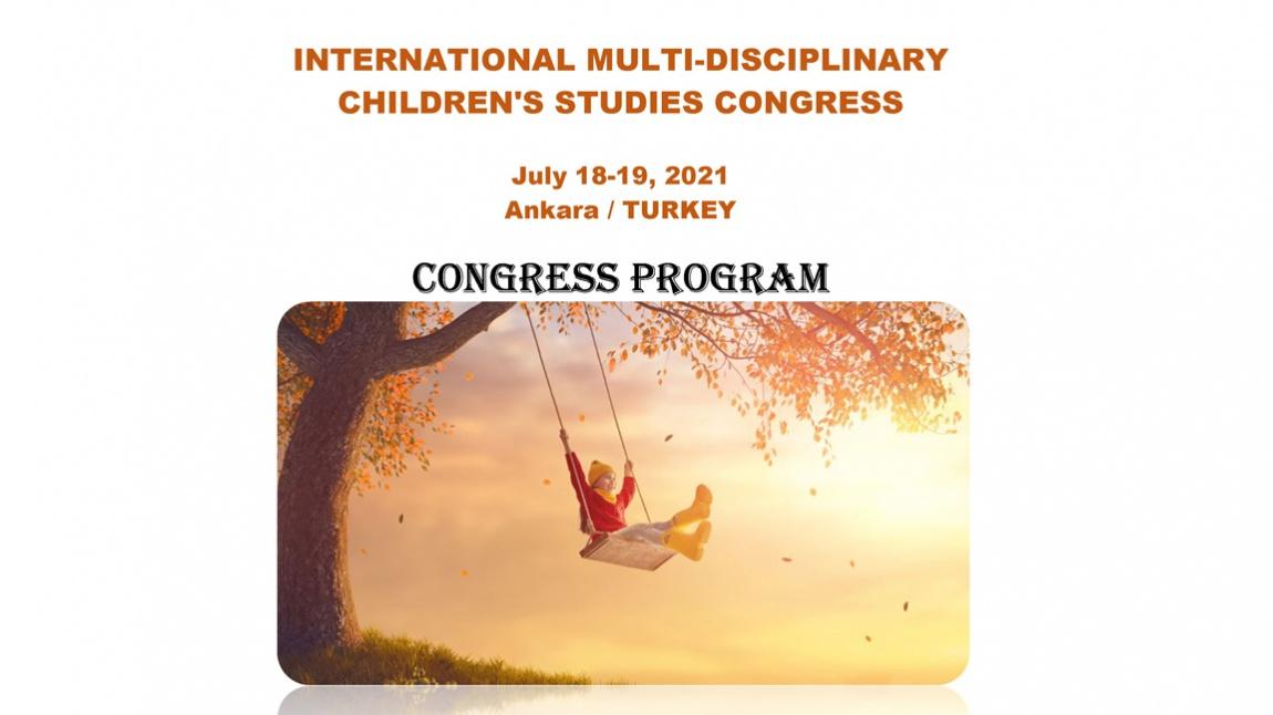 Uluslararası Multidisipliner Çocuk Çalışmaları Kongresi