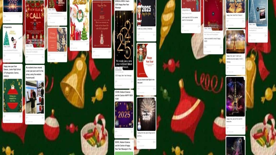 eTwinning: Digital New Year Card / Dijital Yeni Yıl Kartı